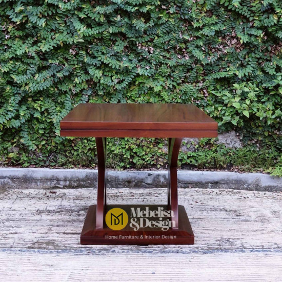 Meja Ruang Tamu Sederhana Minimalis Kayu Jati Jepara