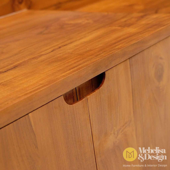 Mid-Century Bufet Kayu Jati Minimalis Retro Modern Mid-Century Bufet Kayu Jati Minimalis Retro Modern