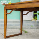 Mid-Century Meja Makan Kayu Jati Minimalis Vintage