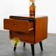 Nakas Bedside Minimalis Retro Kayu Jati 2 Laci Nakas Bedside Minimalis Retro Kayu Jati 2 Laci