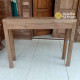 Old Teak Wood Vintage Console Table 1 Drawer