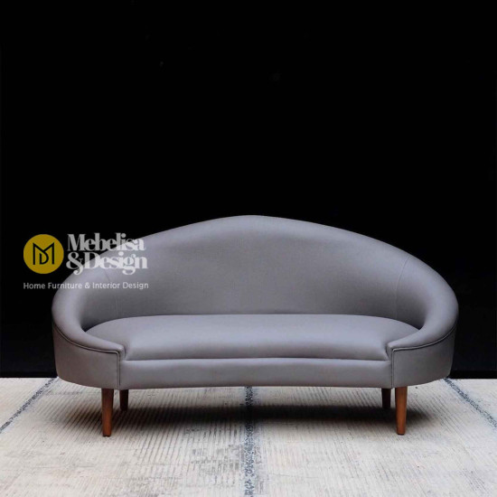 Oliver Sofa Scandinavian Minimalis Retro Kayu Jati