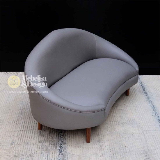 Oliver Sofa Scandinavian Minimalis Retro Kayu Jati