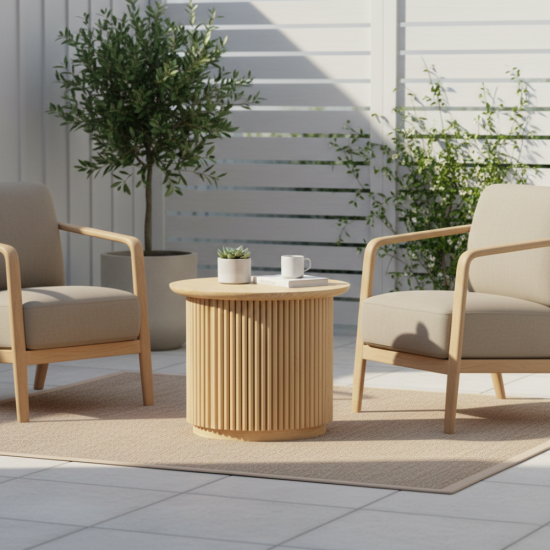 Yuna Coffee Table Meja Teras Kayu Solid