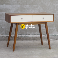 Meja Konsol Minimalis Scandinavian Bleds Jati