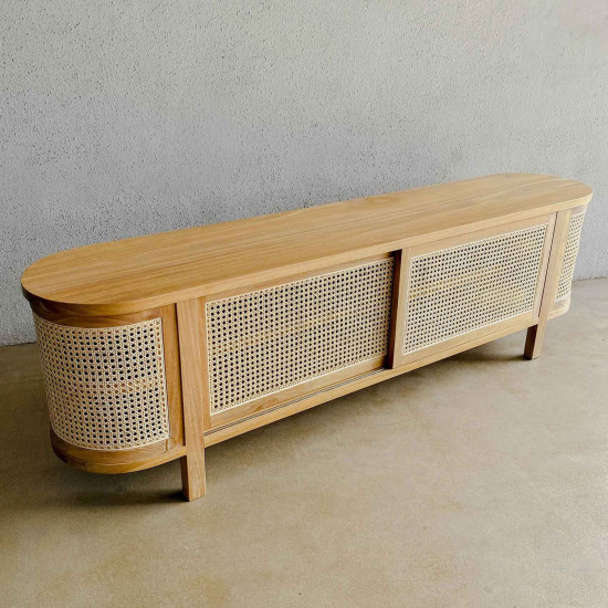 Samiri TV Cabinet Bufet Meja TV Minimalis Scandinavian