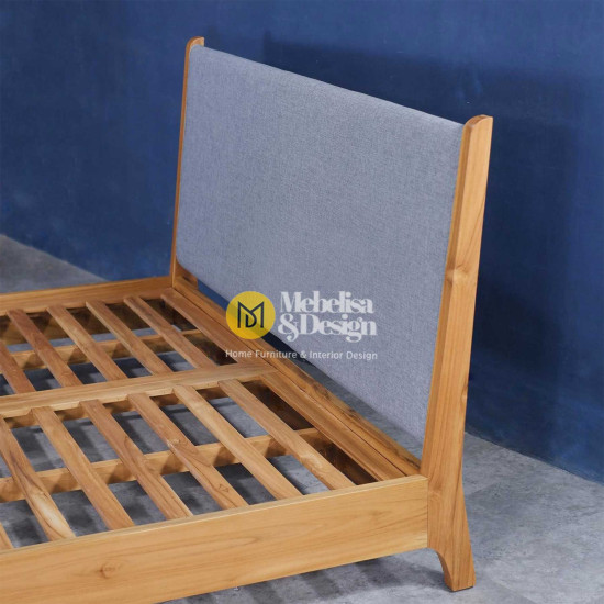Scandinavian Bed Tempat Tidur Minimalis Jati