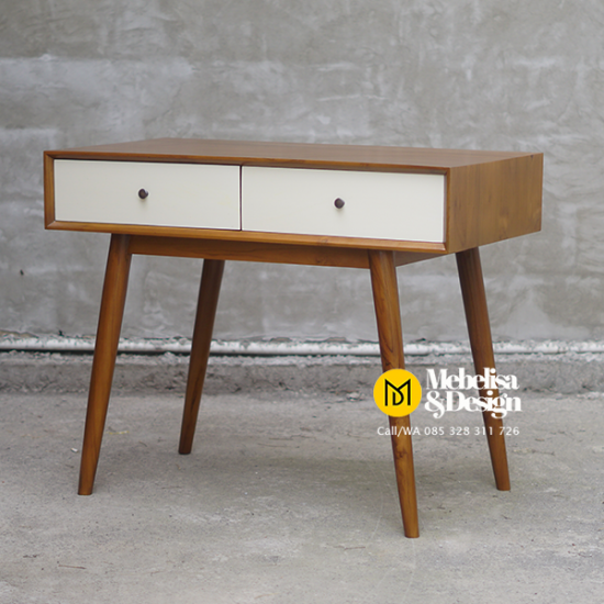Meja Konsol Minimalis Scandinavian Bleds Jati