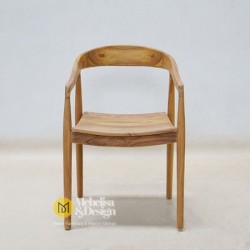 Selly Teak Water Based Retro Dining Chair