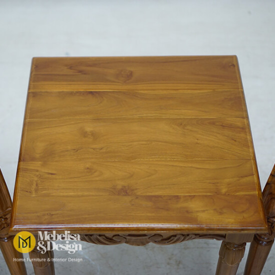 Set Kursi Meja Teras Louis Kayu Jati