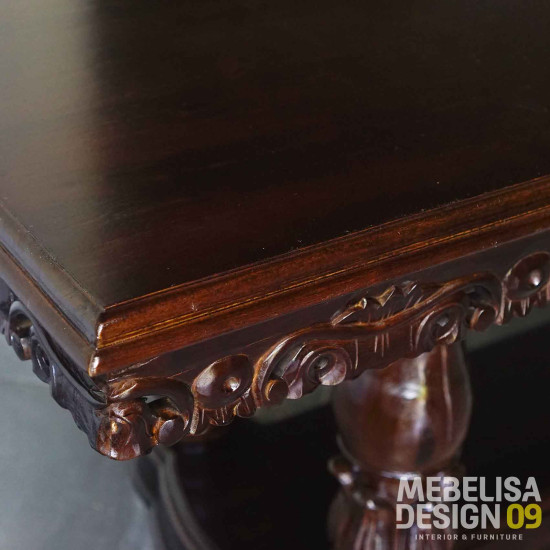 Set Kursi Meja Makan Ganesa Ukiran Kayu Jati