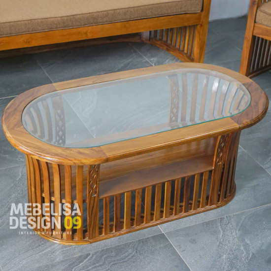 Set Kursi Ruang Tamu Keranjang Jari Jari