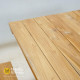 Teak Wood Minimalist Outdoor Garden Bench Table Set