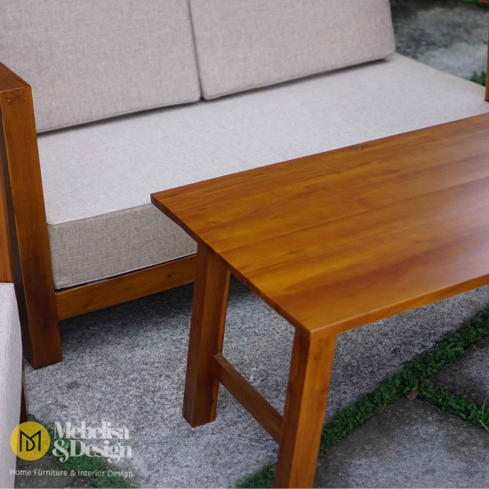 Set Sofa Minimalis Kayu Solid 211 Modern