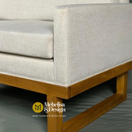 Sofa Minimalis Ruang Tamu 2 Seater Brandly