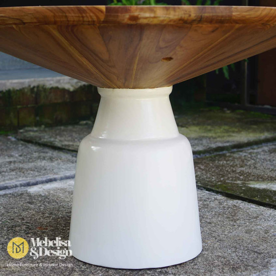 Sofa Modern Rangka Besi Industrial Set Meja Bulat