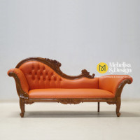 Sofa Santai Depan TV Ukiran Kayu Jati Jepara