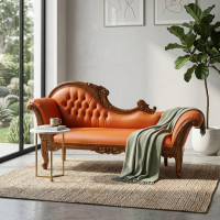 Sofa Santai Depan TV Ukiran Kayu Jati Jepara