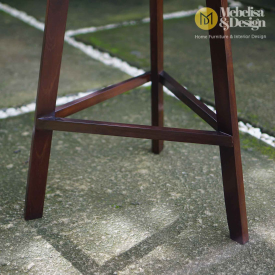 Standing Lamp Kap Lampu Minimalis Anyaman Rotan Jati