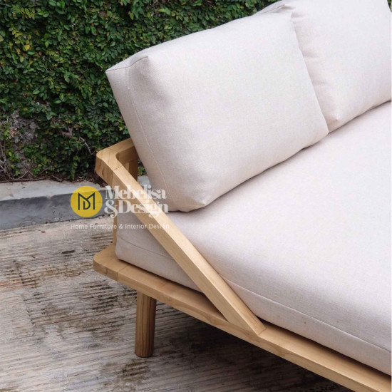 Surprine Lounger Sofa Santai Minimalis Retro Kayu Jati Surprine Lounger Sofa Santai Minimalis Retro Kayu Jati