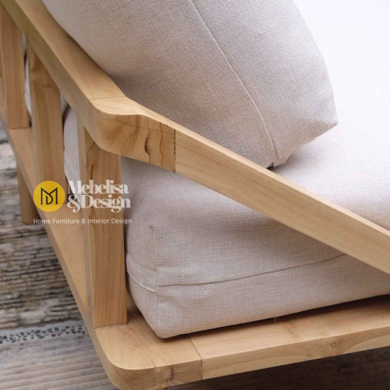 Surprine Lounger Sofa Santai Minimalis Retro Kayu Jati Surprine Lounger Sofa Santai Minimalis Retro Kayu Jati