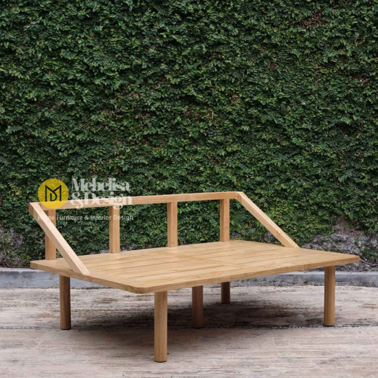 Surprine Lounger Sofa Santai Minimalis Retro Kayu Jati Surprine Lounger Sofa Santai Minimalis Retro Kayu Jati