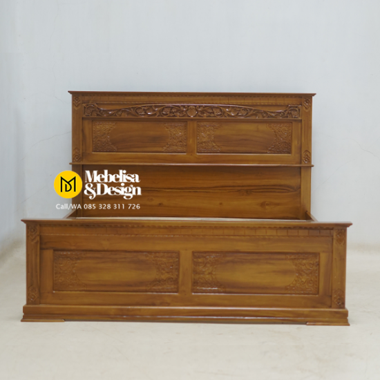 Dipan Tempat Tempat Tidur Jati Ukir Majapahit