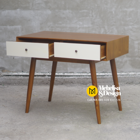 Meja Konsol Minimalis Scandinavian Bleds Jati