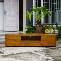 Verona Bufet Meja TV Minimalis Modern Kayu Jati