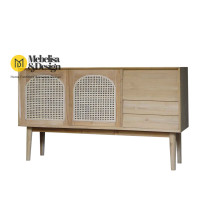 Vintage Bufet Ruang Tamu Kombinasi Rotan Vintage Bufet Ruang Tamu Kombinasi Rotan